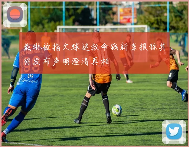 戴琳被指欠球迷救命钱新京报称其将发布声明澄清真相